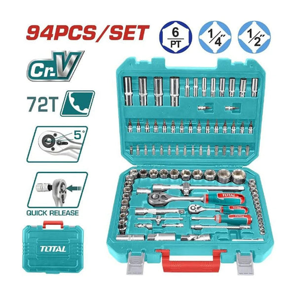 თავაკების ნაკრები TOTAL THT421942 – 94 ცალი