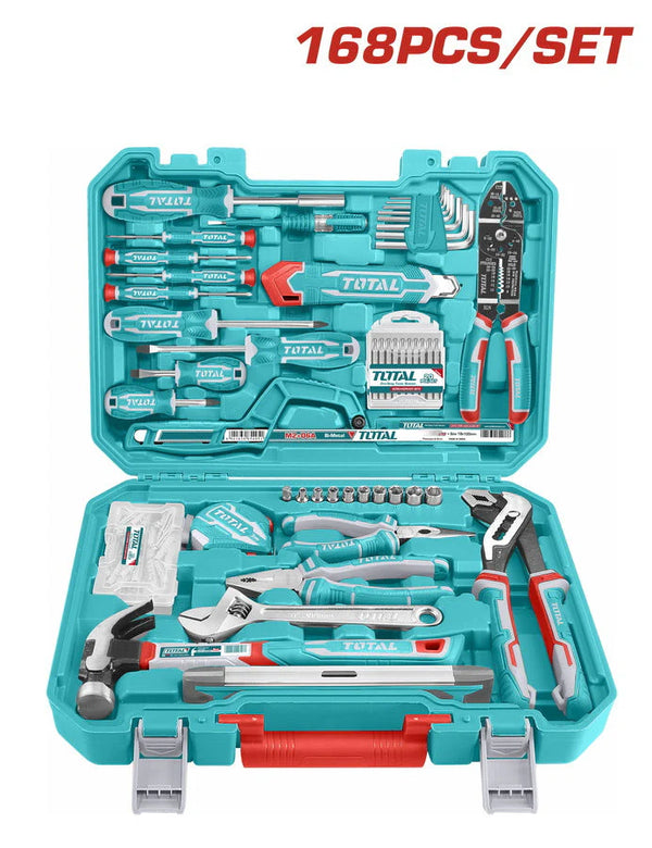 ხელსაწყოების ნაკრები TOTAL THKTHP21686 – 168 ცალი