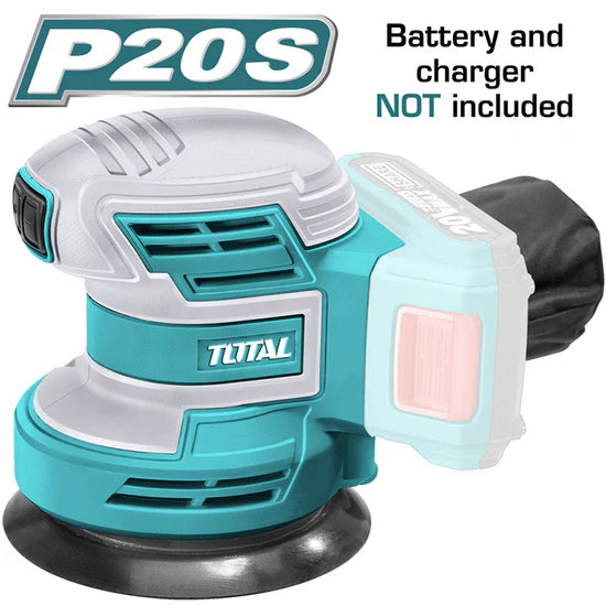 ექსცენტრიკ სახეხი მანქანა TOTAL TROSLI2001 (125 MM)